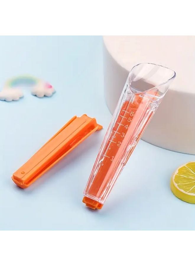 مغذي الأسماك الكمي مع مشبك الإغلاق - موزع طعام أحواض السمك للمالكين المشغولين - Image 1